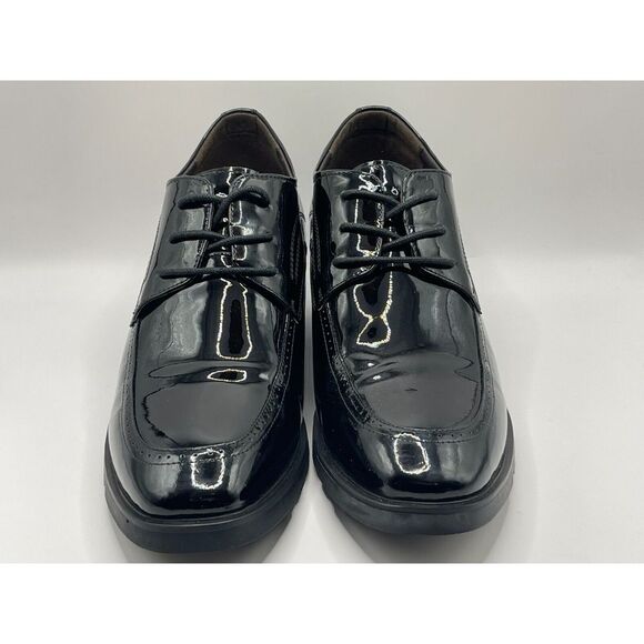 Calden Mens‎ Heightening Oxford Shoes Patent Leather Oxhide Size 8 3\